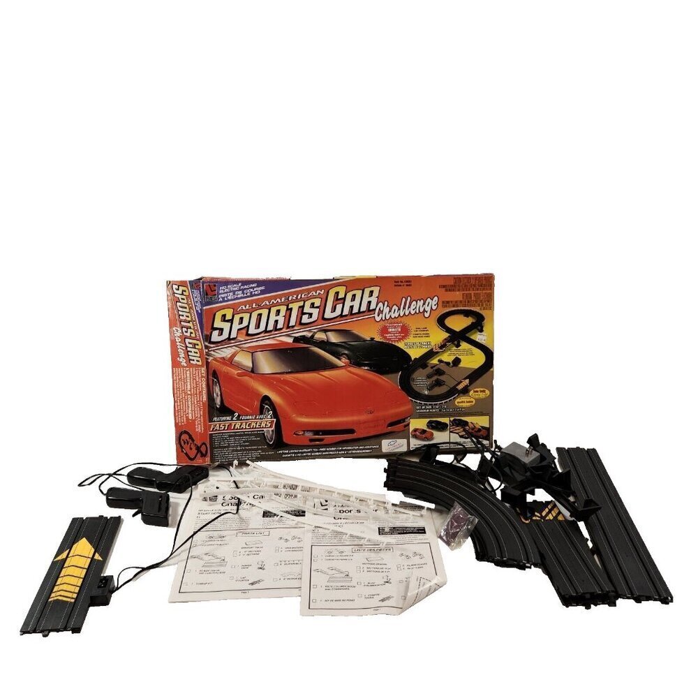 Life-Like All American Sports Car Challenge HO Slot Track Set NO CARS